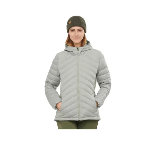 SALOMON Transition Down Куртка Женская Серого цвета