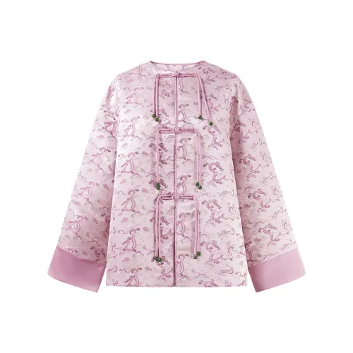 Cocoon Жаккард Женские Куртки