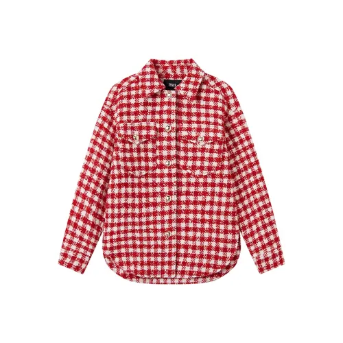 SEM R Куртки Пальто Женские Красный Белый Тон