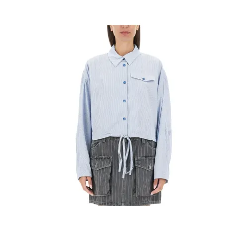 BAUM UND PFERDGARTEN FW24 Рубашка Женская Синяя