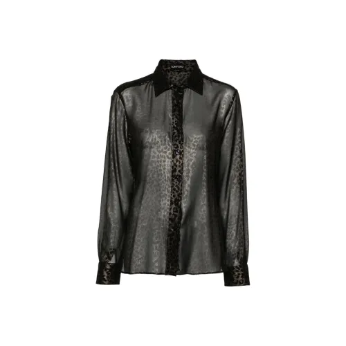 TOM FORD SS24 Рубашка Женская Черная
