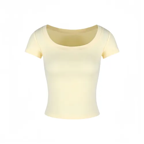 MOUT RECON TAILOR Стандартная T-рубашка Женская Светло-желтая