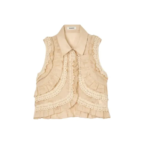 SANDRO 14/Песочный Женские Рубашки