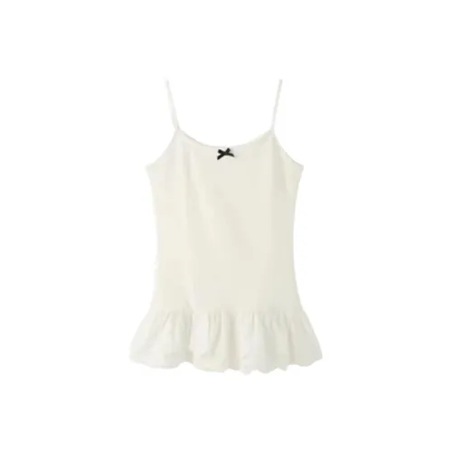 MO VOICE Топ на бретелях Женский Однотонный