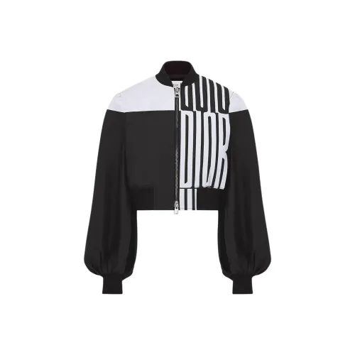 DIOR SS25 Весенне-летняя коллекция готовой одежды Куртки и пальто Женские Черный Белый