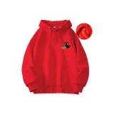 Красный, флисовая подкладка