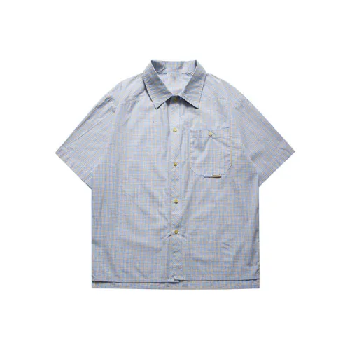 YPUT Синий Унисекс Рубашки