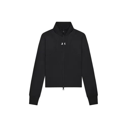 COURREGES SS25 Scuba Tracksuit INTERLOCK Куртка Куртки Пальто Женские Черный Черный