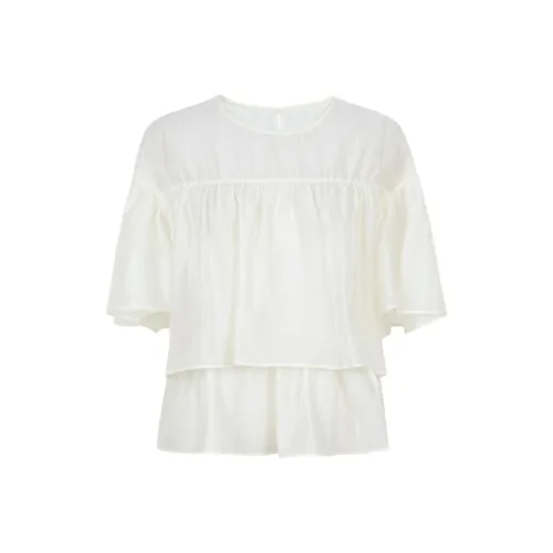 XG Экрю Женские Рубашки