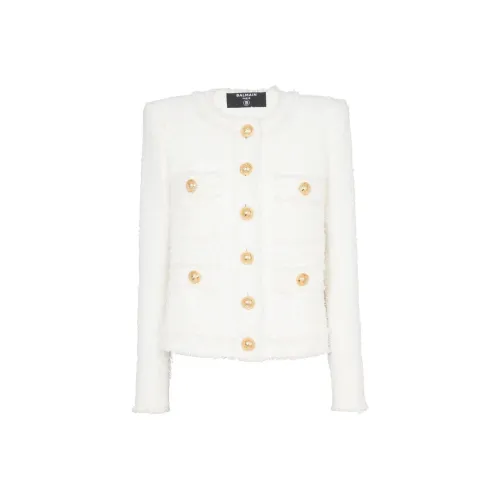 BALMAIN Белые Женские Куртки