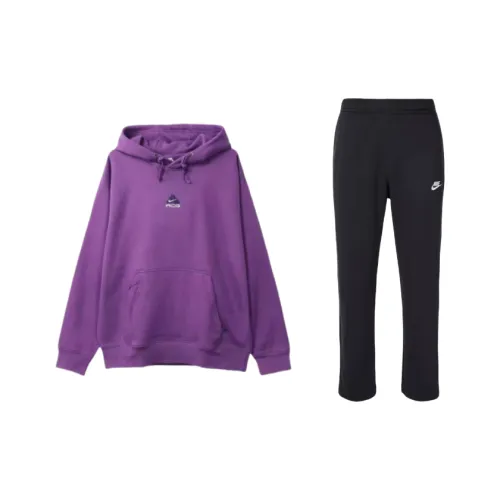 NIKE ACG Фиолетовый/черный Унисекс Повседневная спортивная одежда