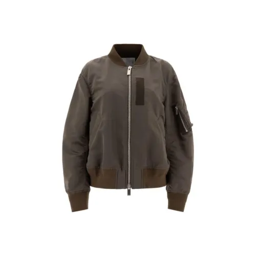 sacai Тауповые Женские Куртки