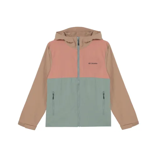 Columbia совместный бренд Куртки Пальто Женские Коричневый Зеленый