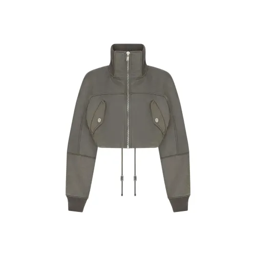 DION LEE Зеленые Женские Куртки
