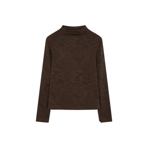 IHIMI Standard T-Shirt Женская Шоколадный Коричневый