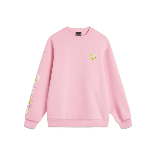 LINING Sports Life Collection Толстовка Женская Прозрачно-Розовая