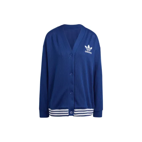 Adidas Originals Кардиган Трикотаж Женский Темно-синий