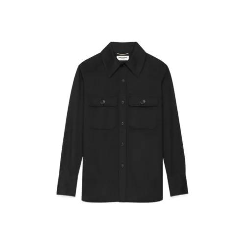 SAINT LAURENT SS24 Рубашка Женская Черная
