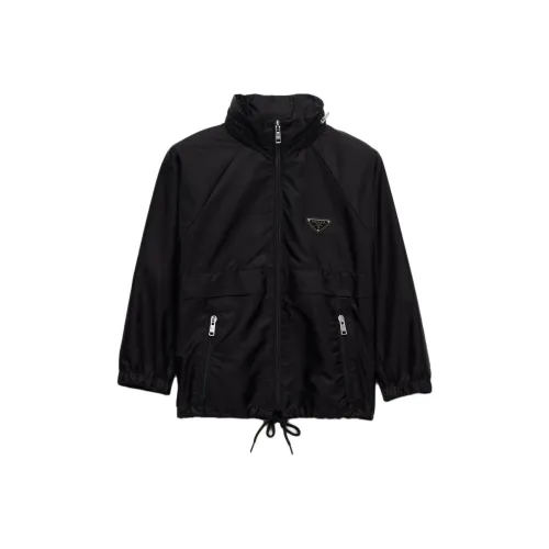 PRADA RE Нейлон SS24 Куртки и Пальто Женские Черный