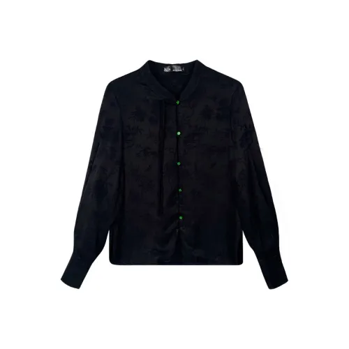 JK&JS Темно-черные женские рубашки