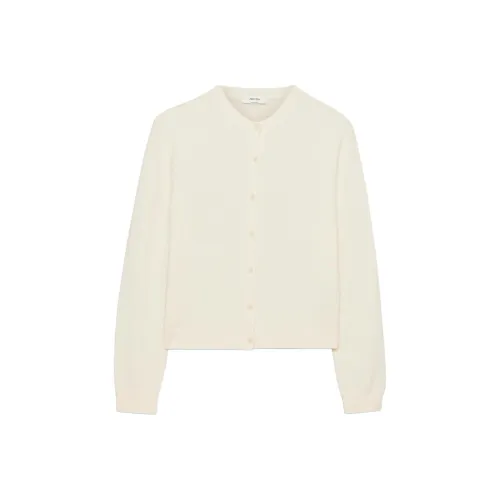 ARITZIA Кашемир Bare Кашемир Носки экипаж Кардиган Кашемир Свитер Женские Шепот Белый Шепот Белый