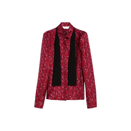 MaxMara Женские Рубашки Красного Цвета