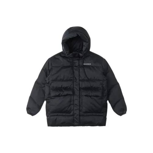 Конверс Черные Женские Пуховики
