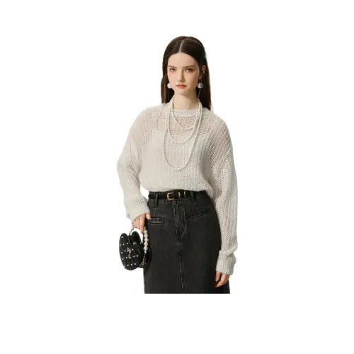 AIVEI Белый Женский Трикотаж