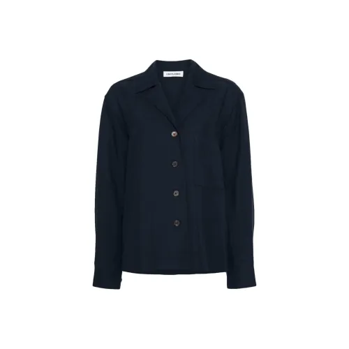 Low Classic SS24 Рубашка Женская Морской Синий