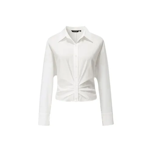 Yan domain Белые Женские Рубашки