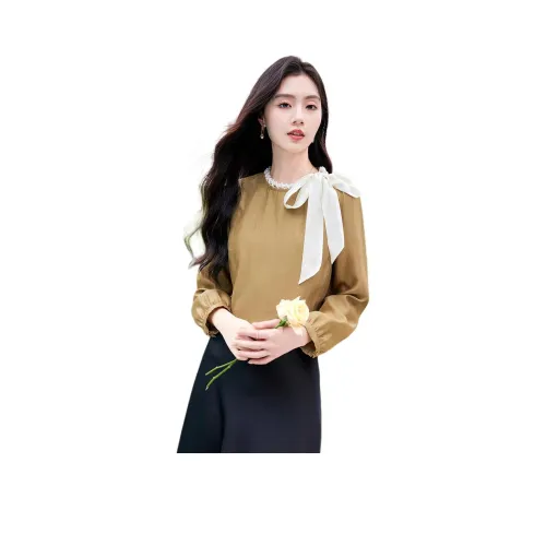 Like The Age Of Water Рубашка Женская Желтая