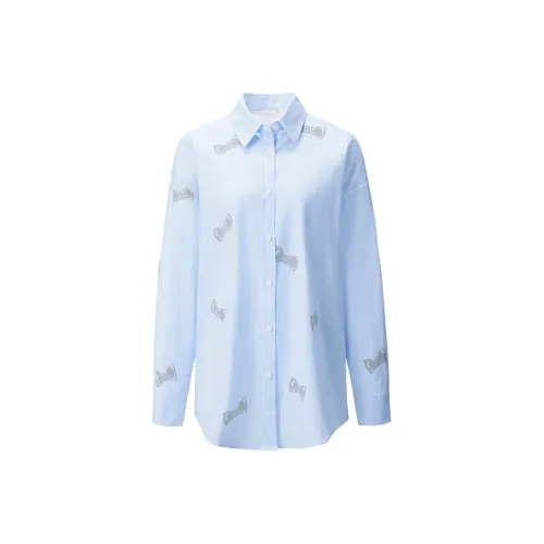 NAVIGARE Рубашка Женская Мороз Синий Белый