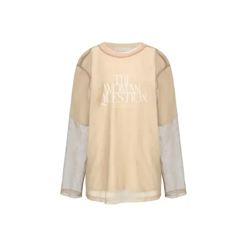YCH T-Shirt Женская Бежевая Светлая Умбра
