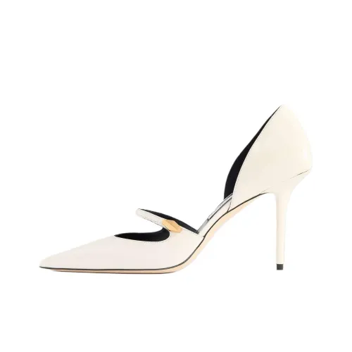 Jimmy Choo Carolyn Низкий каблук Высокие каблуки 9 см Женские Экрю