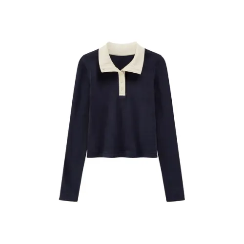 CHUU Стандартная T-рубашка Женская Темно-синий