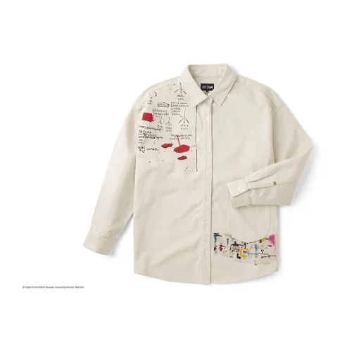 Lee Натуральный белый Женские Рубашки