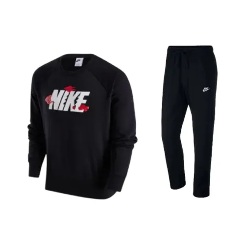 nike Dragon New Year's Collection Повседневная спортивная одежда Унисекс Черный