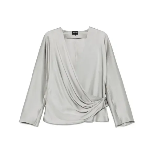 AMANI SS25 Рубашка Женская Камень Серый