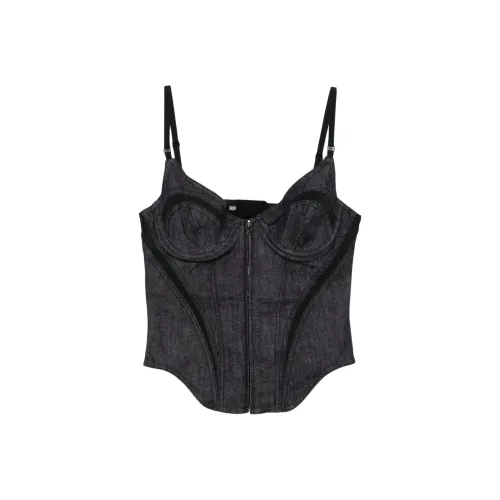 Mugler Черные Женские Камисоли