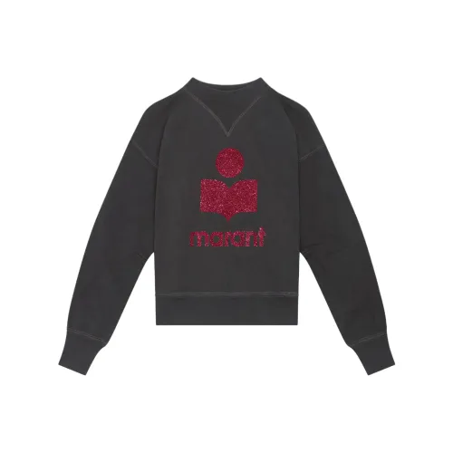 ISABEL MARANT ETOILE SS24 Свитшот Женский Выцветший Черный