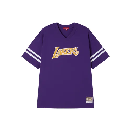 MITCHELL NESS Рукав с оборванным плечом 100% хлопок футболка женская фиолетовая