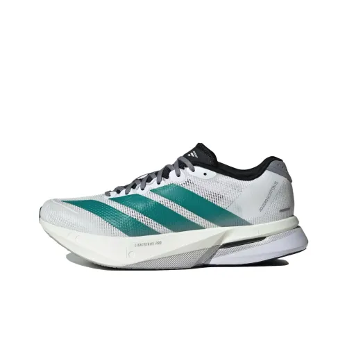 Adidas Adizero Boston 13 Беговые кроссовки Низкий топ Белый Синий Женские