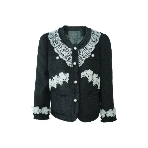 CHICCO MAO Куртки Пальто Женские Черный