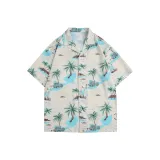 Кокосовый зеленый, островной синий