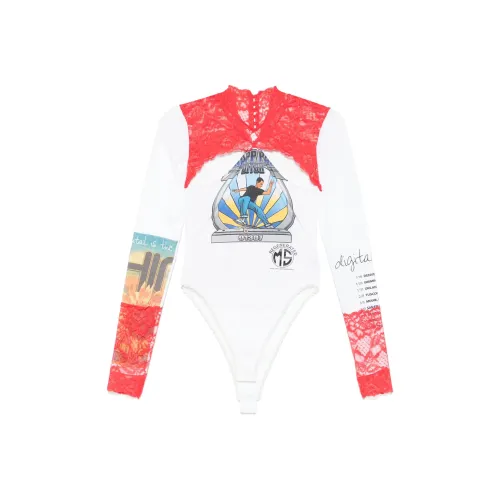 Marine Serre SS25 Комбинезон Женский Белый