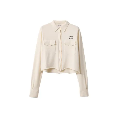 MIU MIU Белые Женские Рубашки