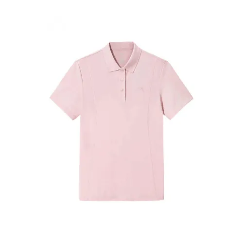 ANTA Sports Life Collection Comprehensive Training Collection Поло Женские Soft and Tender Розовый