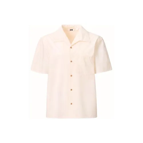 UNIQLO Рубашка Женская Пастельно-Розовая