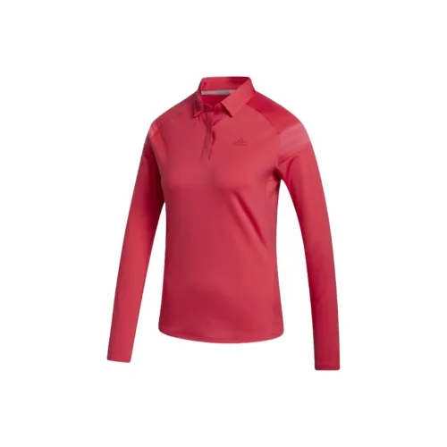 Adidas GOLF Поло Женские Пава Розовый