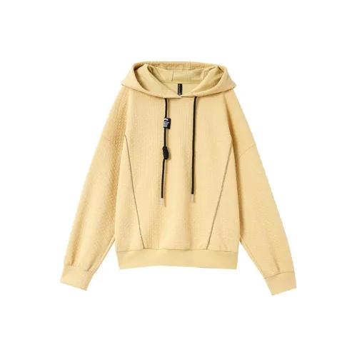 OUNIXUE Толстовка Женская Желтая
